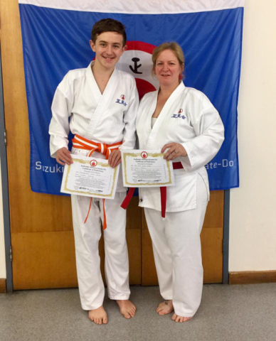 Shito Ryu Karate for mother and son