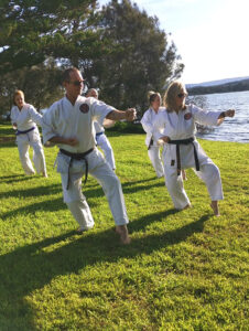 Adults and karate